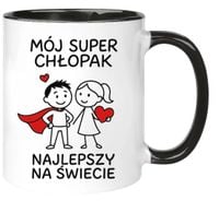 Kubek z nadrukiem prezent Dzień CHŁOPAKA dla kolegi urodziny różne wzory