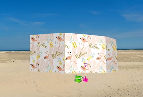 PARAWAN PLAŻOWY Lato z indywidualnym napisem 5 PANELI 43.5 na Arena.pl