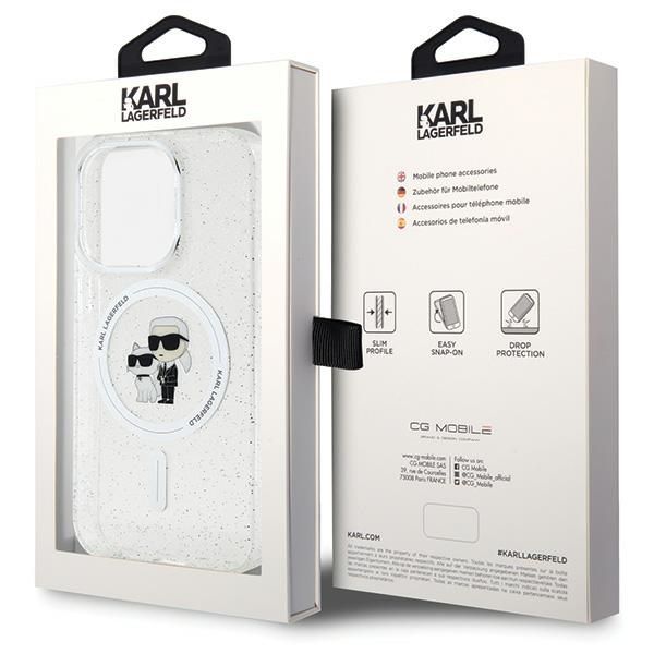 Etui Karl Lagerfeld do iPhone 15 Pro, Przezroczysty, MagSafe zdjęcie 8