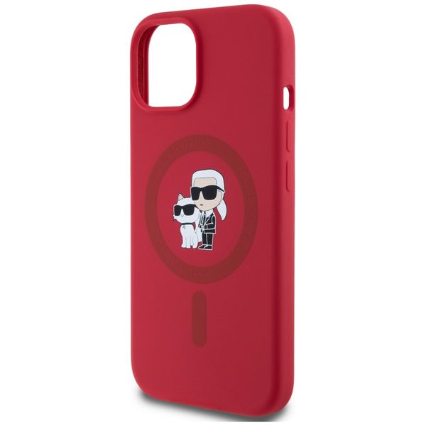 Etui Karl Lagerfeld do iPhone 15, Czerwony, MagSafe zdjęcie 6
