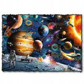 PUZZLE KOSMOS DREWNIANE DLA DOROSŁYCH OUTER SPACE TRUDNE L 240 elementów