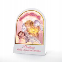 OBRAZEK Z ANIOŁKIEM PREZENT NA CHRZEST PAMIĄTKA