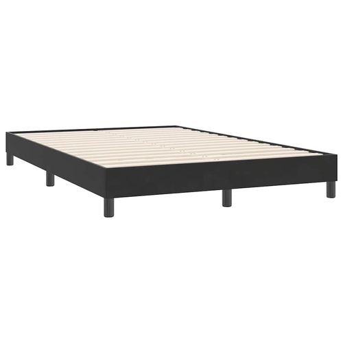 Łóżko Box Spring bez materaca Czarne 160x220 cm Aksamit na Arena.pl