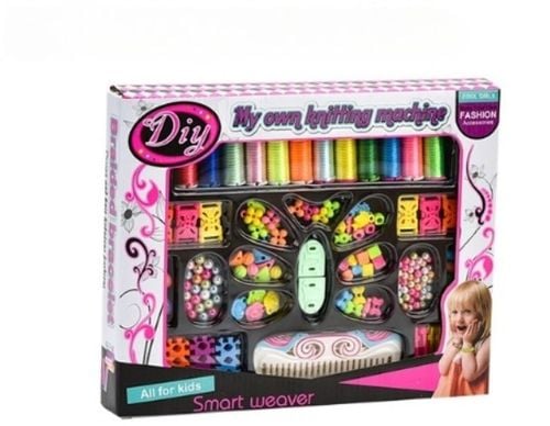 Zestaw do robienia bransoletek dla dziecki - sznurki na Arena.pl