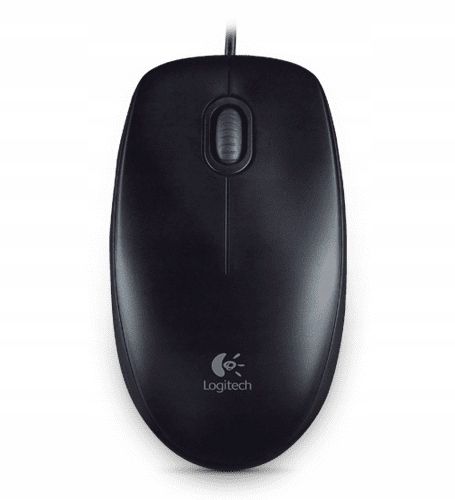 Mysz przewodowa Logitech B100 czarna USB 800 DPI (910-003357) na Arena.pl