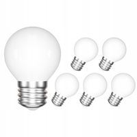 6x Żarówka LED G45 E27 4W 4000K Edison 540lm Natura Biały do Lamp Wiszących