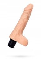 a toys, realistic multi speed vibrator,, tpe, vibration modes, 14cm