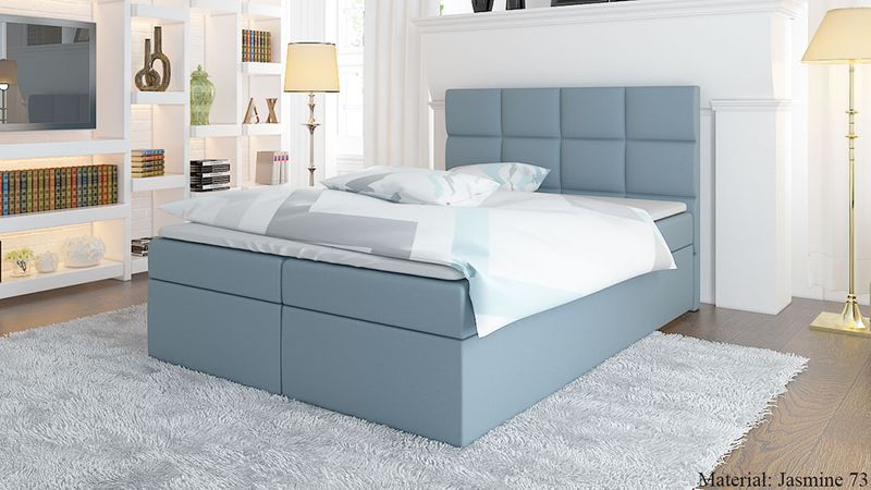 ŁÓŻKO 120x200 KONTYNENTALNE Z MATERACEM DWA POJEMNIKI DOSTAWA GRATIS zdjęcie 8