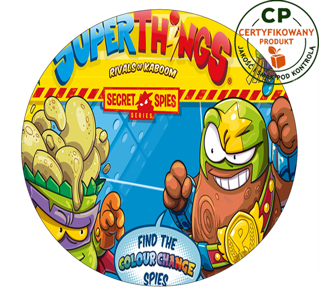 Opłatek na tort Super Things zdjęcie 1