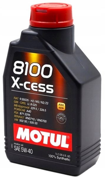 OLEJ MOTUL 8100 X-CESS 5W40 1L zdjęcie 6