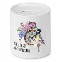 Skarbonka Dla Zegarmistrza Najlepszy Zegarmistrz Z Nadrukiem Ze Zdjęciem