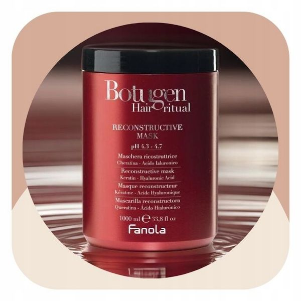 FANOLA BOTUGEN BOTOLIFE Rekonstruująca Odżywiająca Włosy Zniszczone 1000ml zdjęcie 3
