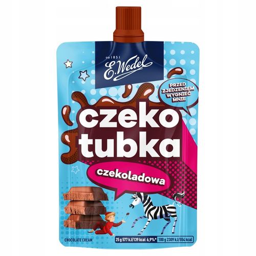 Czekotubka krem czekoladowy E.Wedel 1 kg (20 x 50 g) na Arena.pl