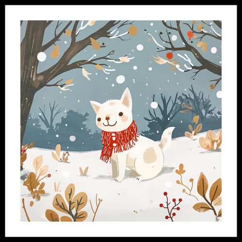 Plakat 60x60cm Śnieżny Kompan na Arena.pl