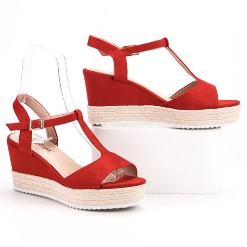 Czerwone Sandały Espadryle r.37 na Arena.pl