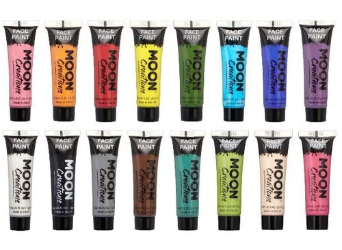 Farba do twarzy i ciała MOONGLOW Czarna na Arena.pl