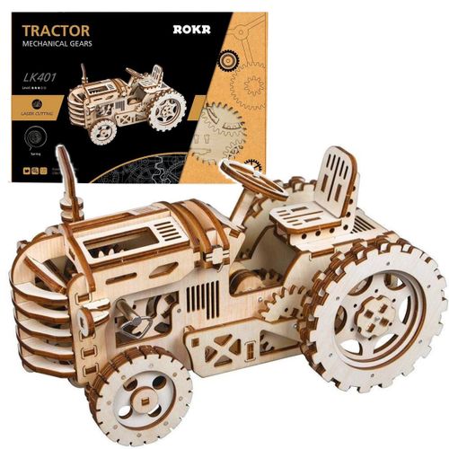 ROBOTIME Drewniany Model Puzzle 3D Traktor na Arena.pl