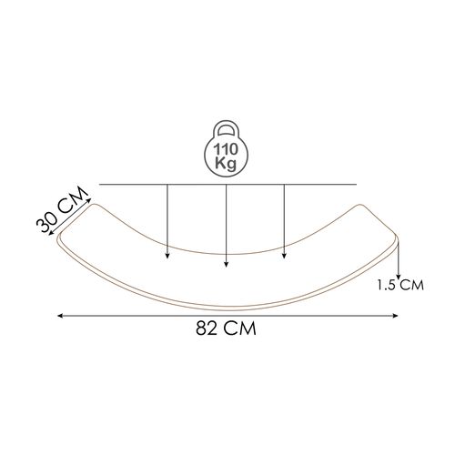 deska do balansowania Lama - fuksja na Arena.pl