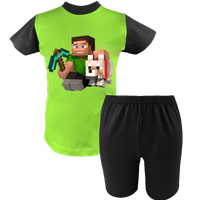 Krótka Piżama dziecięca Minecraft