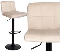 HOKER WELUROWY PIKOWANY OBROTOWY REGULOWANY KRZESŁO BAROWE DO JADALNI