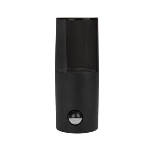 KINKIET NA ŻARÓWKĘ OKRĄGŁY NA BALKON CZARNY E27 CZUJNIK RUCHU zdjęcie 2