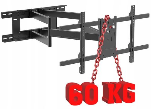 92cm DŁUGI Uchwyt do Telewizora Wieszak TV 42-90 cale ULTRA MOCNY TEST na Arena.pl
