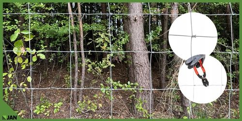 SIATKA LEŚNA ogrodzeniowa wys 200/17/15 L 50m BUDOWLANA grats łosie SARNY na Arena.pl