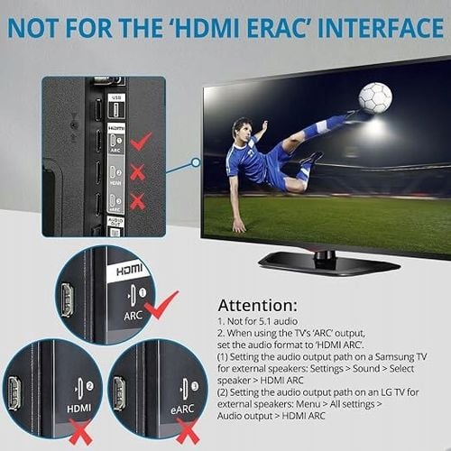 Ekstraktor audio HDMI Adapter ARC Audio Toslink na Arena.pl
