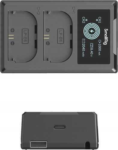 SmallRig 4084 Ładowarka do akumulatorów Canon LP-E6 LP-E6NH na Arena.pl