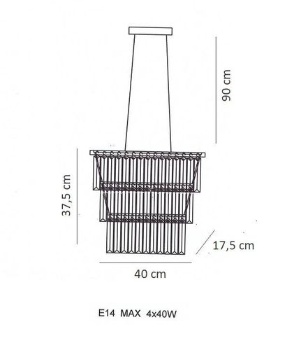 Lampa Wisząca Berella Light Lester 4 BL3458 na Arena.pl