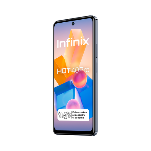 Smartfon INFINIX Hot 40PRO Black 8/256GB na Arena.pl