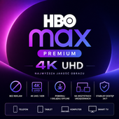 HBO MAX PREMIUM | 30 DNI | 1 MIESIĄC | 4K UHD | BEZ REKLAM | GWARANCJA | PL