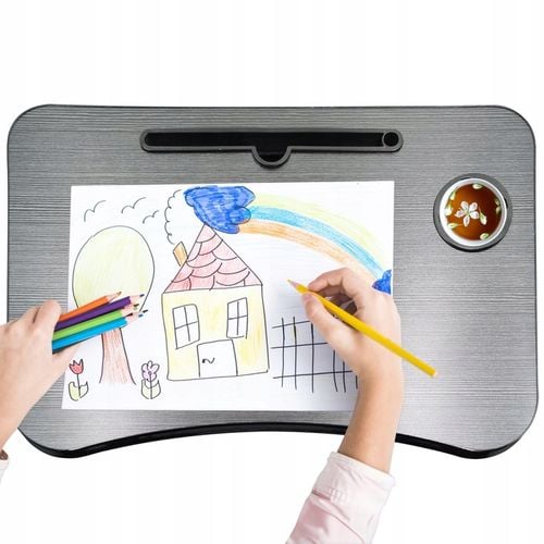 STOLIK SKŁADANY ŚNIADANIOWY PODSTAWKA POD LAPTOPA DO ŁÓŻKA TACA NA NÓŻKACH na Arena.pl