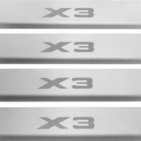 Listwa progowa BMW X3 G01 Stal nierdzewna 304 mat 4szt