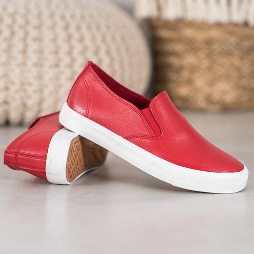Czerwone Trampki Slip On r.40 na Arena.pl