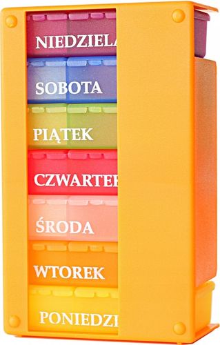 Kasetka Pojemnik Pudełko na leki 7dni x3przegródki na Arena.pl