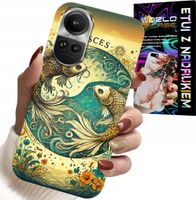 ETUI DO OPPO RENO10 PRO 5G - ZNAK ZODIAKU, RYBA ASTRONOMIA + FOLIA