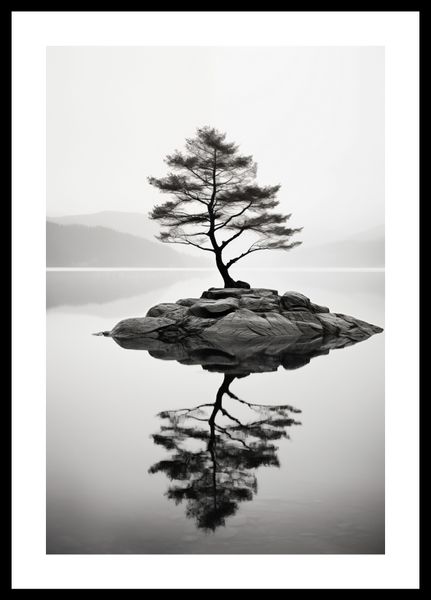 Plakat 30x45cm Samotne Drzewo zdjęcie 3