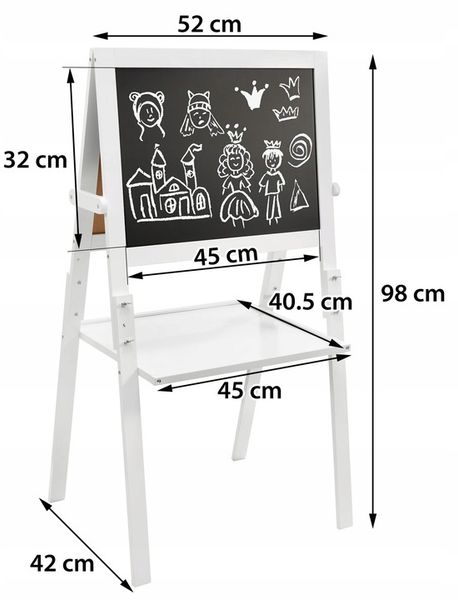 TABLICA DWUSTRONNA MAGNETYCZNA KREDOWA SUCHOŚCIER. zdjęcie 12