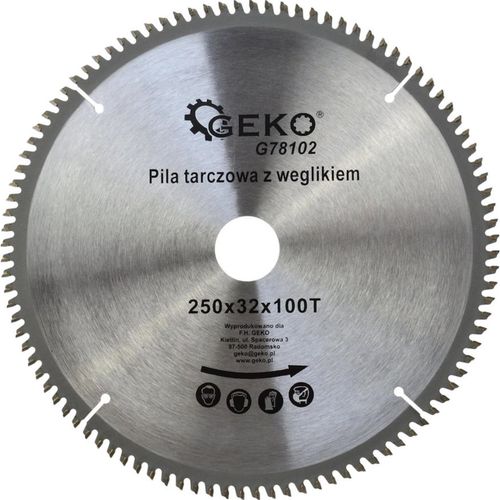 Tarcza do aluminium 250x100T 32mm GEKO na Arena.pl