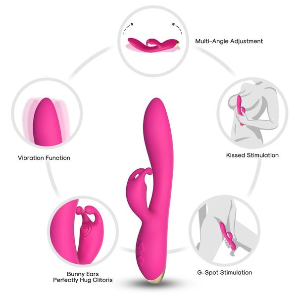 Wibrator Króliczek Masażer Łechtaczki 22 Cm 9 Tryb zdjęcie 10