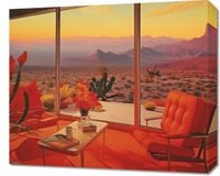 Obraz 60x50cm Posiedenie w Pustynnym Domu