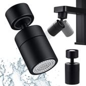 Perlator na kran aerator przedłużka baterii 2 tryby funkcje 360 obrotowa