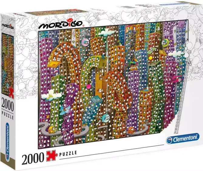 Puzzle 2000 elementów. Mordillo. The Jungle zdjęcie 1