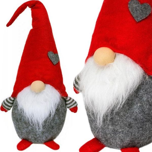 Skrzat Gnom z czerwoną czapką 40cm zdjęcie 3