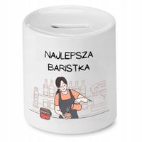 Dla Baristy Prezent Skarbonka Najlepsza Baristka Z Nadrukiem Ze Zdjęciem