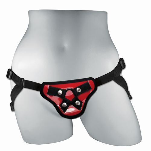Strap-on - Sportsheets Entry Level Strap-On Red Czerwony na Arena.pl