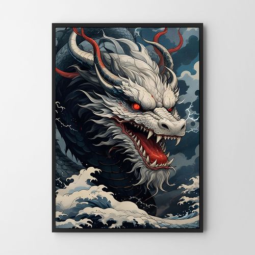 Plakat chiński smok 40x50 cm na Arena.pl