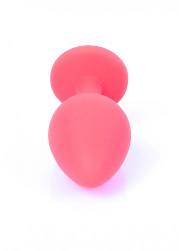 plug jewellery red silicon plug medium  blue diamond na Arena.pl