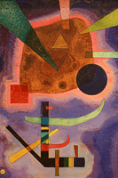 Reprodukcje obrazów Three elements - Wassily Kandinsky Rozmiar - 90x60